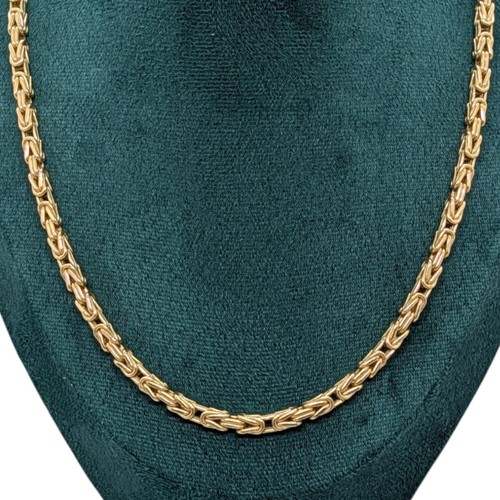14k gold byzantine - 14k,