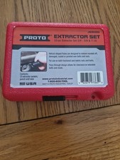 Proto - extractor set 10pc extractor set 1/4 - 5/8 &7-16