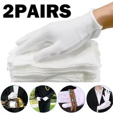6 Pairs 100% Cotton White
