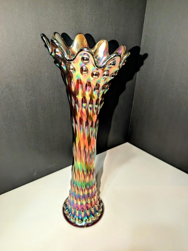 Fenton carnival glass rustic - carnival,