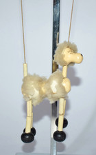 VINTAGE PELHAM PUPPET MINIPUP POODLE MARIONETTE TOY c1960