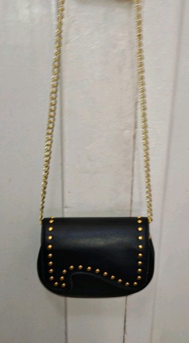 Black crossbody bag - black,