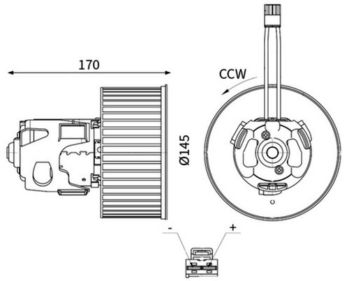 Mahle interior fan - interior,