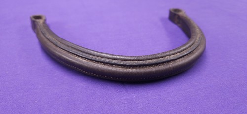 Full size brown leather raised - brown,