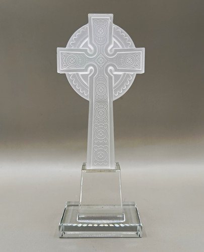 Celtic crystal frosted glass - celtic,