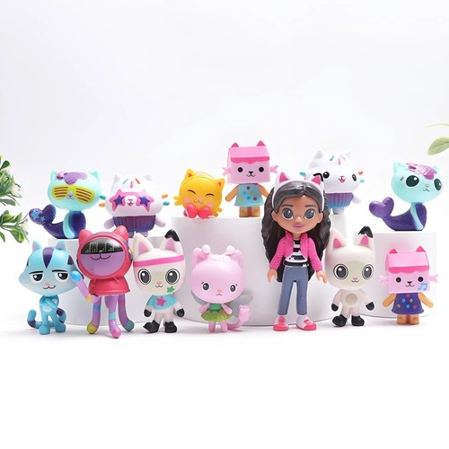 13pcs set gabby dollhouse - gabby's,