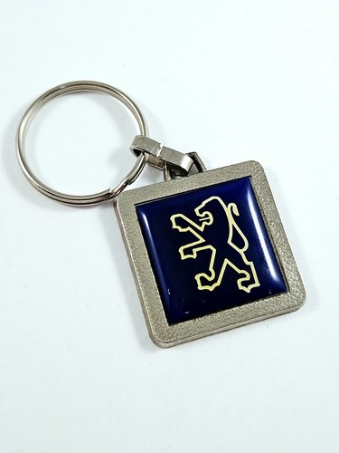 Peugeot keychain 1980s - keychain,