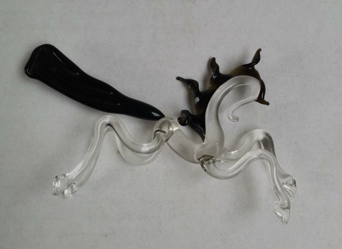 Glass horse animal figurine - horse,