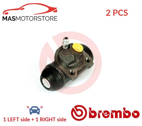 Drum wheel brake cylinder - drum, pair