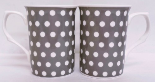 Grey dots mugs - grey, of