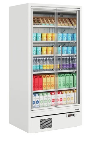 New supermarket glass door - new,