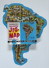 Vintage South America Jig Map