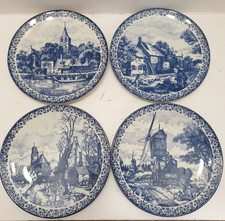 Delfts Blauw Chemkefa Blue White 4 All Seasons Wall Plates D 11.5 inches