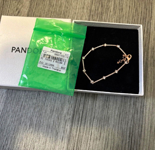 Pandora sparkling pave bars - sparkling,