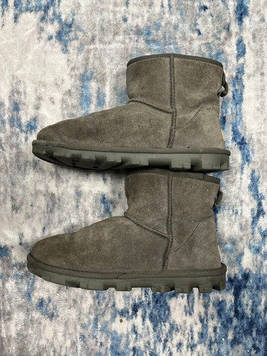 Ugg classic mini grey suede - mini,