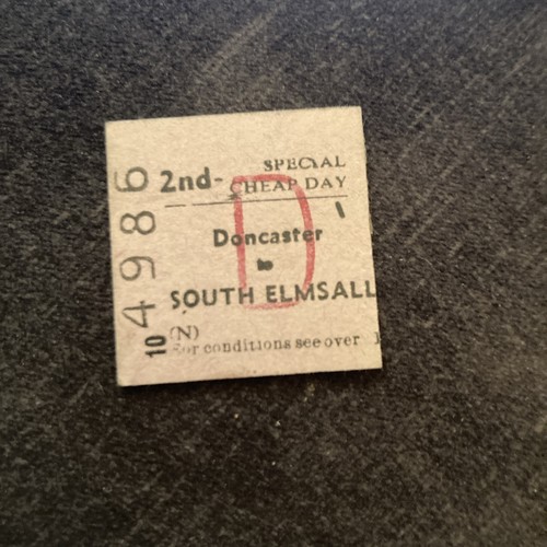 Half railway ticket - , (