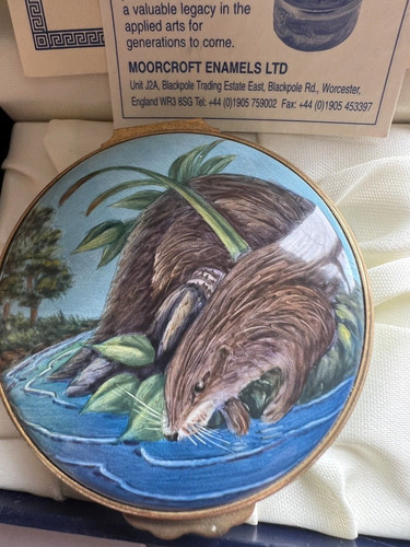 Moorcroft enamel otter box - moorcroft,