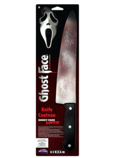 SALE Official Scream Ghost Face® Bloody Butcher Knife Fancy Dress Accessories