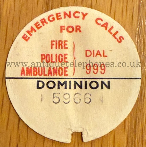 Genuine gpo telephone dial - gpo,
