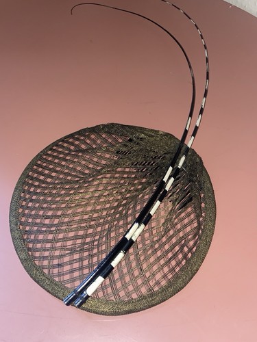 Bespoke bronze disc - bronze, fascinator