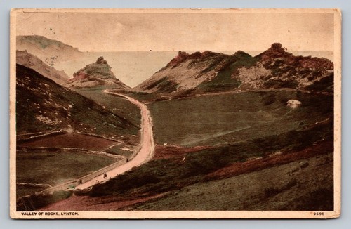 Postcard lynton valley - postcard,