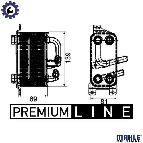 Oil cooler automatic - oil,