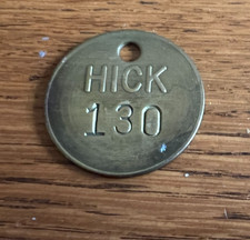 HICKLETON. 130. .    EMERGENCY ISSUE,   COLLIERY MINERS PIT CHECK