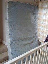 IKEA Sprung Double Mattress. Still Supportive. Slightly Marked And Faded.