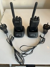 2 x Kenwood ProTalk TK-3501 UHF FM walkie talkie 2 way radios 
