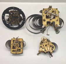 Job Lot of Vintage Mantel Clocks PHS Germany and other-parts , spares