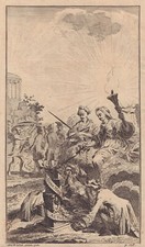 Gentleman's Magazine title page. Frontispiece. GENTS MAG 1750 old print