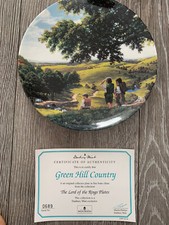 Danbury Mint Green Hill Country Lord Of The Rings Wedgwood Plate By Ted Nasmith