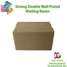 Strong Double Wall Postal Mailing Boxes Small & Large Sizes All Recycled Paper
