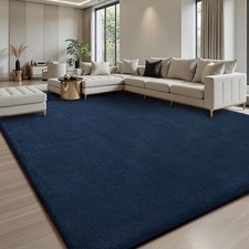 Extra Large Rugs Short Pile Soft Fluffy Anti-Slip Mat Living Room Bedroom Carpet