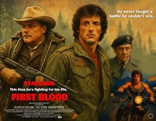FIRST BLOOD 1982   quad poster