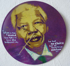 NELSON MANDELA WALL CLOCK..Africa..Legend..long walk to freedom..civil rights 