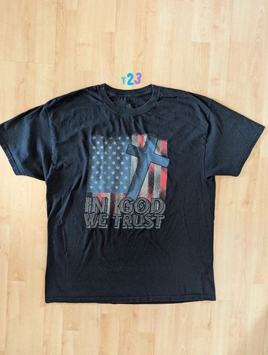 Hanes black print shirt size - t-shirt,