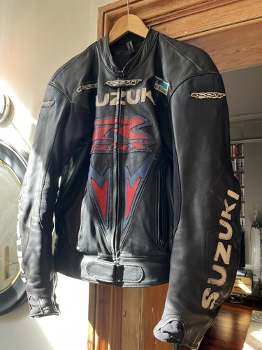 Vintage scott suzuki leather - scott,