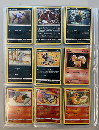 100 pokémon card binder - binder, lot