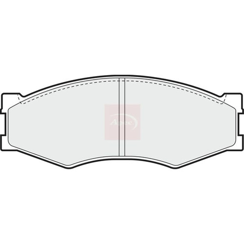 Apec front brake pad - apec,