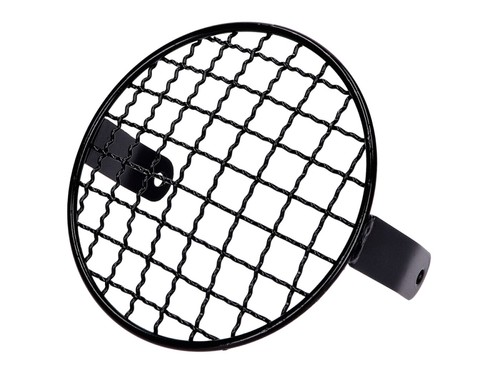 Headlight grill round black - round,