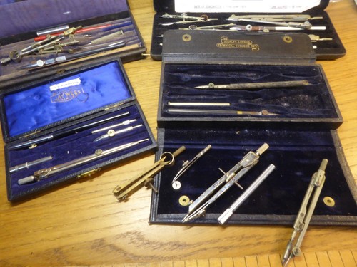 Vintage drawing instruments - vintage,