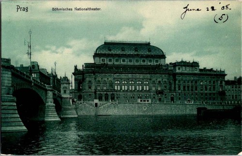 Prague czech republic postcard - prague,