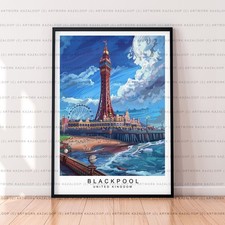 Blackpool England Art