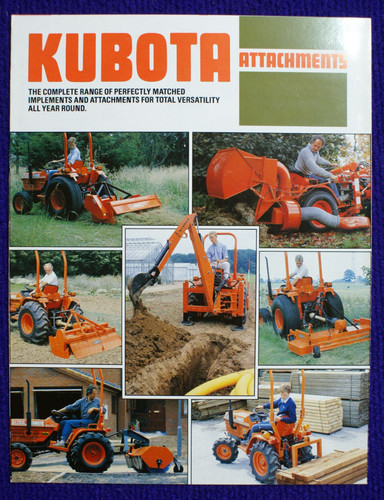 Kubota attachments tiller - kubota,