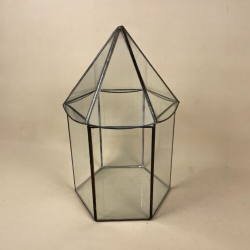 Vintage clear glass - clear, terrarium