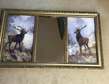 C19th Triptych Mirror Landseer