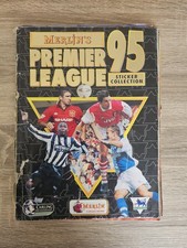 Merlin Premier League 95 Football Sticker Collection Album Book 100% Complete