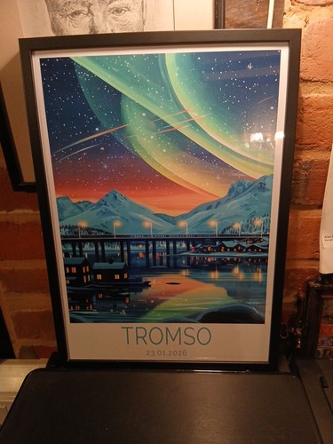 Tromso norway framed poster - tromso,