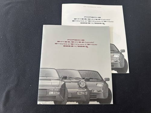 1991 porsche brochure 911 - 1991, 928